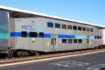 Metrolink coach SCAX #108 in latest paint scheme after rehab/repaint by Talgo